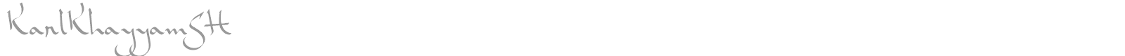 KarlKhayyamSH font preview
