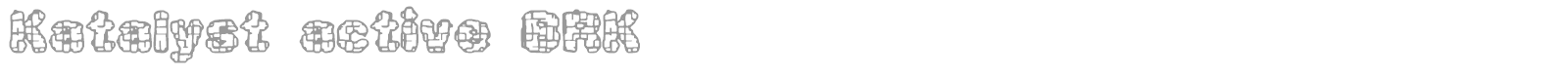 Katalyst active BRK font preview
