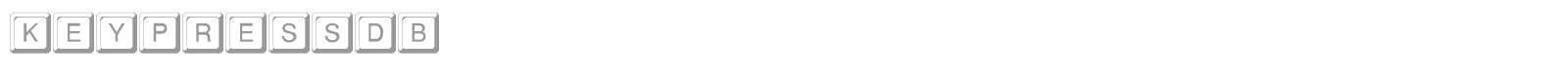 KeypressDB font preview