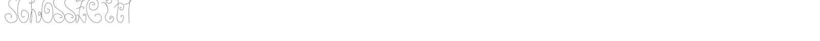 Schosszeit 1 font preview