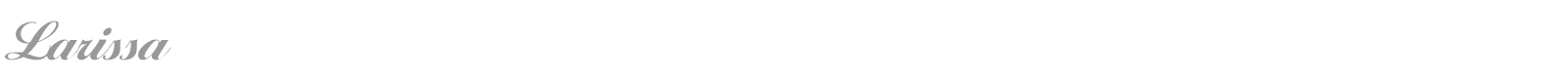 Larissa font preview