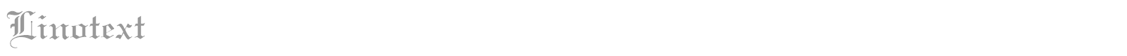 Linotext font preview