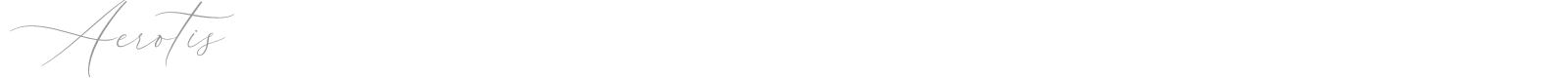 Aerotis font preview