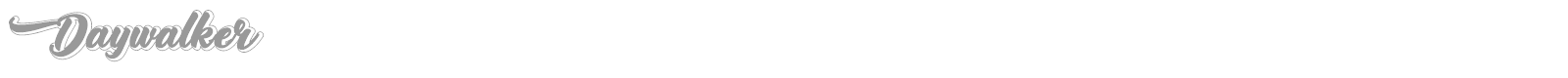 Daywalker font preview