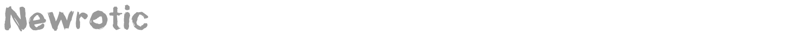 Newrotic font preview