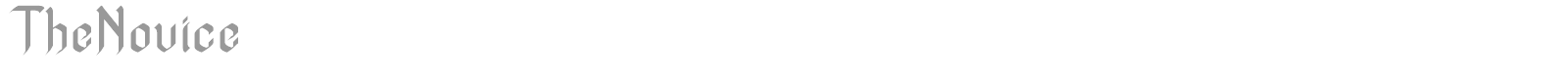 The Novice font preview