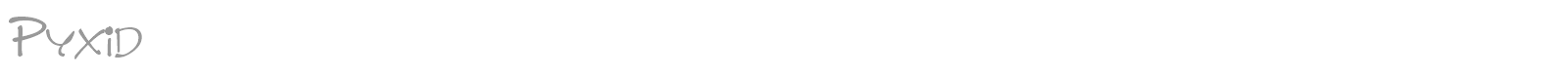Pyxid font preview