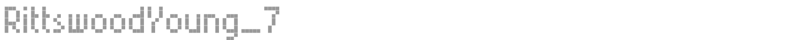 Rittswood Young font preview
