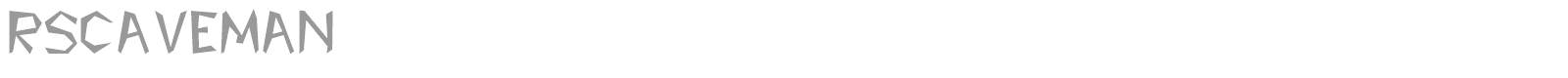 RSCaveman font preview