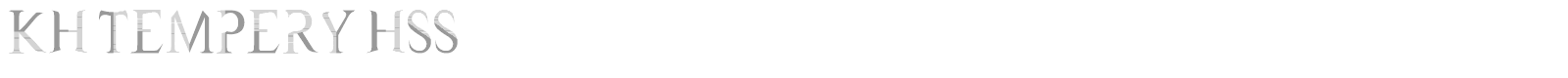 KH Tempery font preview
