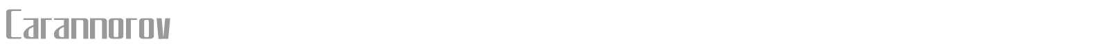 Carannorov / Sigil font preview
