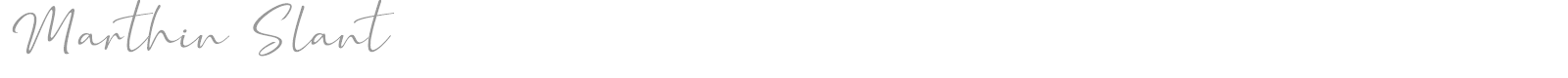 Marthin font preview