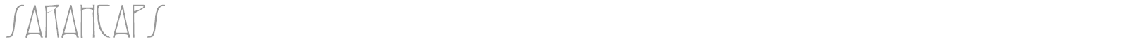 SarahCaps font preview