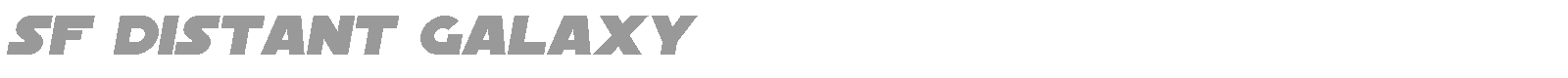 SF Distant Galaxy Symbols font preview