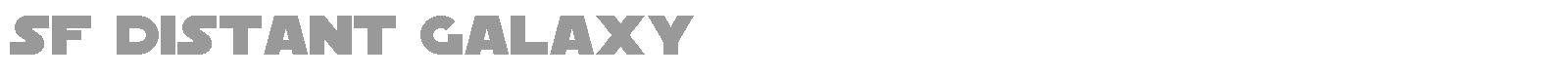 SF Distant Galaxy Symbols font preview