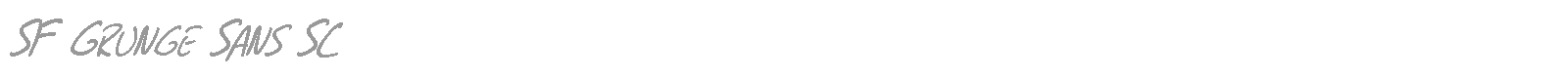 SF Grunge Sans Shadow font preview