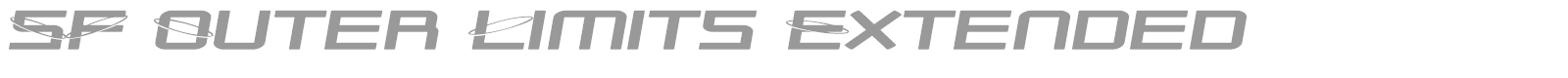 SF Outer Limits Extended font preview