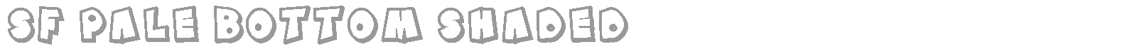 SF Pale Bottom Shaded font preview