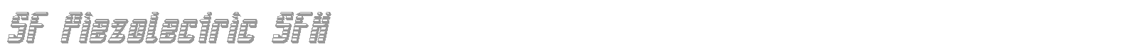 SF Piezolectric SFX font preview