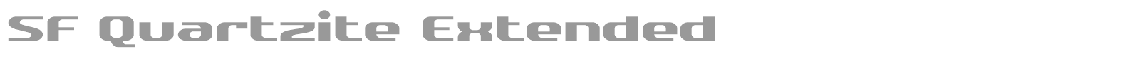 SF Quartzite Extended font preview