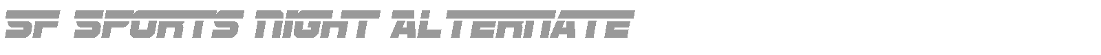 SF Sports Night Upright font preview