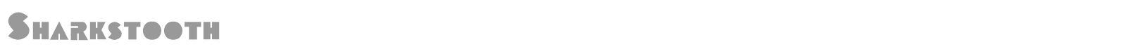 Sharkstooth font preview