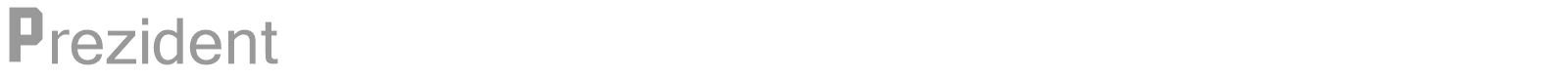 Prezident font preview
