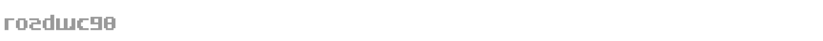 RoadWC98 font preview