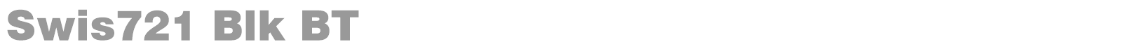 Swiss 721 Bt Bold Condensed Swiss 721 Bt Bold Condensed