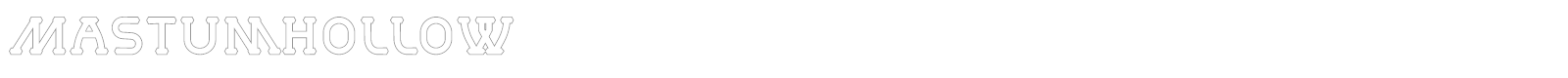 Mastum font preview