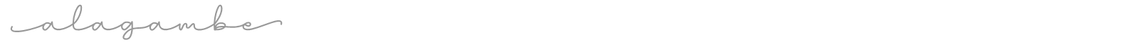 Alagambe font preview