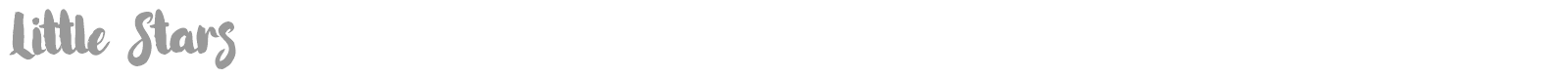 Little Stars font preview