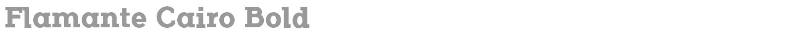 Flamante Cairo font preview