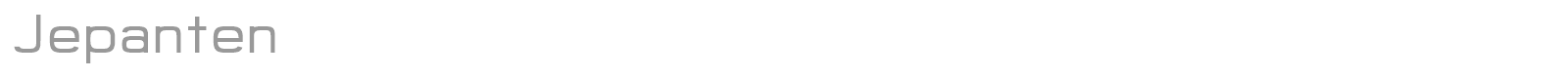 Jepanten font preview
