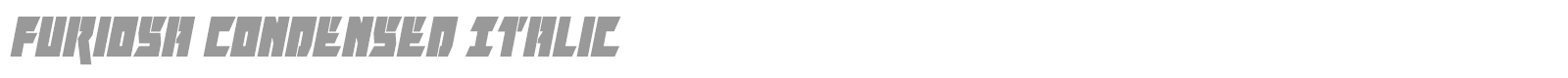 Furiosa font preview