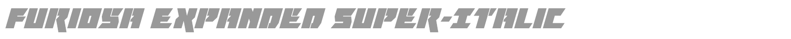 Furiosa font preview