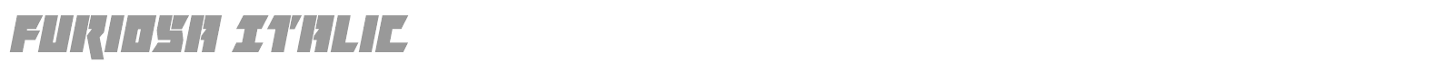 Furiosa font preview