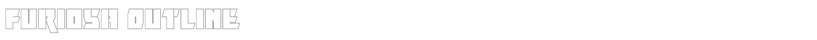 Furiosa font preview