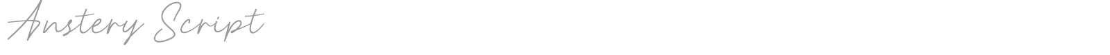 Anstery Script font preview