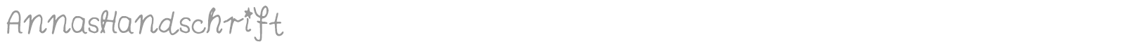 Annas Handschrift font preview
