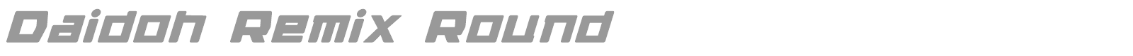 Daidoh Remix Round font preview