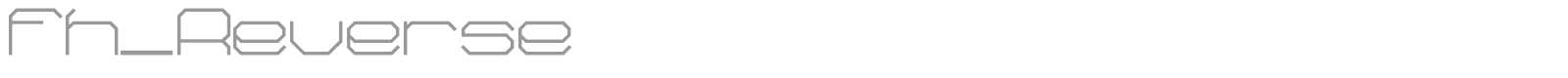 Fh_Reverse font preview