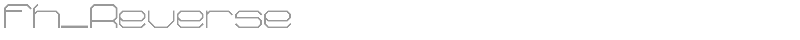Fh_Reverse font preview