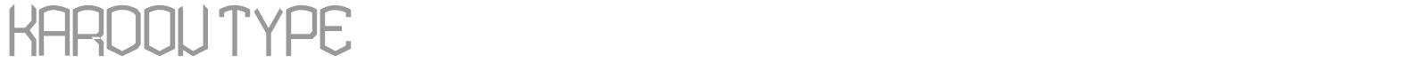KARDON TYPE font preview