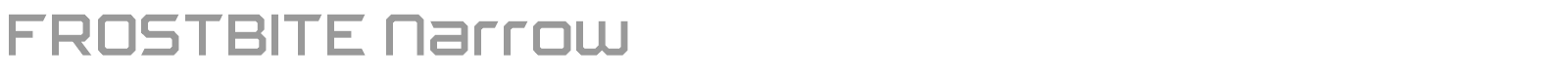 Frostbite font preview