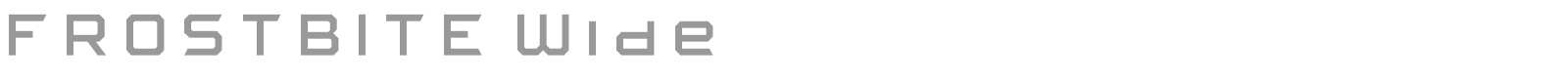 Frostbite font preview