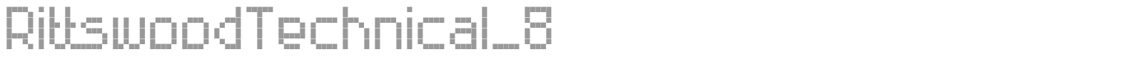 Rittswood Technical font preview