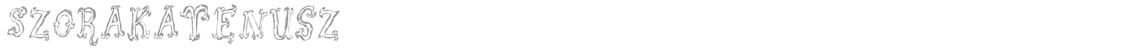 Szorakatenusz font preview