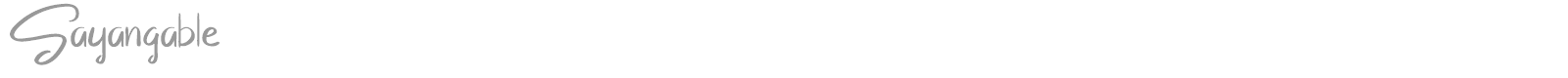 Sayangable font preview