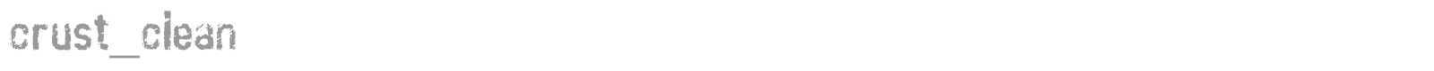 Crustype font preview